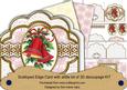 Christmas Bells P Flake Anglaise Scallop 3D Decoupage Kit