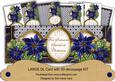 Dark Blue Poinsettia Someone Special Large Dl Card Kit