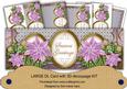 Lilac Poinsettia Seasons Greetings Large Dl Card Kit