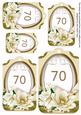 Cream Magnolia 70 Sentiment Tag Sheet