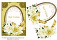 Lemon Magnolia Best Wishes Oval 7x5in Step by Step
