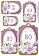 Lilac Magnolia 80 Sentiment Tag Sheet