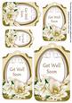 Cream Magnolia Get Well Soon Sentiment Tag Sheet