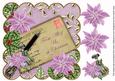 Lilac Poinsettia from All of Us 8in Scallop Step by Step