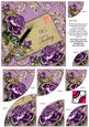 Purple Rose 95 Today 6in Duo Corner Stacker