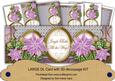 Lilac Poinsettia Jingle Bells Large Dl Card Kit