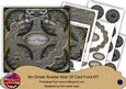 Black Holly Love at Christmas 3D Rosette 8in Card Front Kit