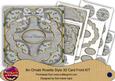 Silver Holly Love at Christmas 3D Rosette 8in Cf Kit