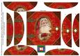 Father Christmas Book 5in Rounded Spiral Stacker