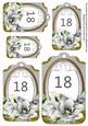 Silver Magnolia 18 Sentiment Tag Sheet