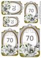 Silver Magnolia 70 Sentiment Tag Sheet