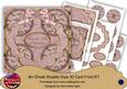 Dusky Pink Holly Across the Miles 3D Rosette 8in Cf Kit