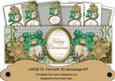 Candle1 Happy Christmas Large Dl Decoupage Card Kit