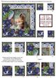 Choirboy Knocking Poinsettia 5in Quad Corner Stacker