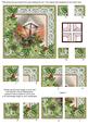 Green Lantern Poinsettia 5in Quad Corner Stacker