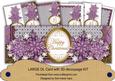 Lilac Snowflake Happy Christmas Large Dl Card Kit