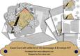 Silver Snowflake Let It Snow! Easel Card and Envelope Kit