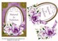 Purple Magnolia Matured Perfection Oval 7x5in Step by Step