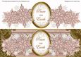 D Pink Snowflake Peace on Earth Large Dl Decoupage Topper