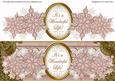 D Pink Snowflake Wonderful Life Large Dl Decoupage Topper