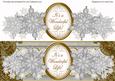 Silver Snowflake Wonderful Life Large Dl Decoupage Topper