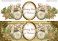 Cream Village Love at Christmas Large Dl Decoupage Topper