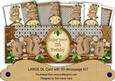 Tea Squirrels 12th Birthday Large Dl Decoupage Card Kit
