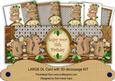 Tea Squirrels 15th Birthday Large Dl Decoupage Card Kit