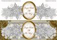 Silver Snowflake Jingle All the Way Large Dl Topper