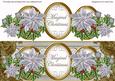 Silver Poinsettia Magical Christmas Large Dl Topper
