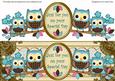Blue Owls Cream Special Day Large Dl Topper