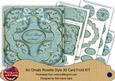 Dteal Holly Good Tidings We Bring 3D Rosette 8in Cf Kit