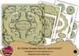 Olive Holly Good Tidings We Bring 3D Rosette 8in Cf Kit