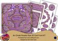 Purple Holly Good Tidings We Bring 3D Rosette 8in Cf Kit
