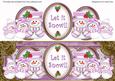 Lilac Snowman Let It Snow! Large Dl Step by Step