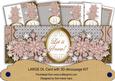 Dpink Snowflakes Let It Snow! Large Dl Card Kit