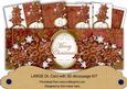 Dred Gold Flake Merry Christmas Large Dl Decoupage Card Kit