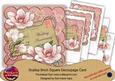 Pink Magnolia Wedding Anniversary 8in Extreme Decoupage Kit