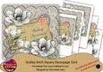 Silver Magnolia Weddinganniversary 8in Extreme Decoupage Kit