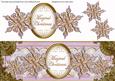 Lilac Goldflake Magical Christmas Large Dl Topper