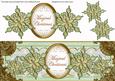 Mint Goldflake Magical Christmas Large Dl Topper
