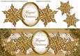 Vtea Goldflake Magical Christmas Large Dl Topper