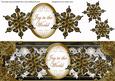Black Goldflake Joy to the World Large Dl Topper