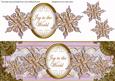Lilac Goldflake Joy to the World Large Dl Topper