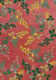Dred Oriental Green Ferns A4 Backing Paper