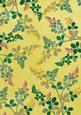 Lemon Oriental Green Ferns A4 Backing Paper