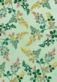 Mint Green Oriental Green Ferns A4 Backing Paper