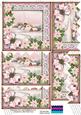 Pink Village Poinsettia 5in Zig Zag Bottom Stacker