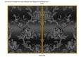 Black Metallic All Over Rose 7x5in Cut and Fold Card