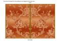 Borange Metallic All Over Rose 7x5in Cut and Fold Card